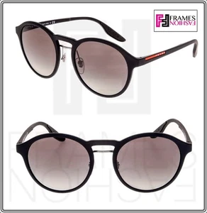 PRADA LINEA ROSSA 01S Matte Black Grey Gradient Sport Sunglasses PS01SS Unisex