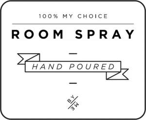 MINI Room Spray Decal - White (removable/ reusable/ waterproof DIY label) - Picture 1 of 3
