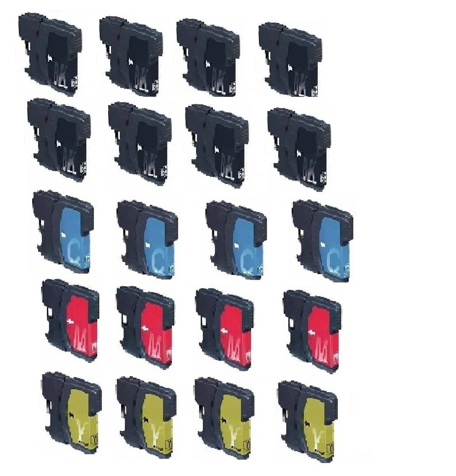 20 drucker Patrone für Brother  MFC250C MFC255CW  MFC290C DCP195c ersetz LC1100 - Bild 1 von 1