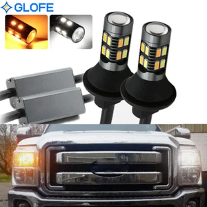2X Canbus LED Swtichback Turn Signal DRL Light Bulbs for Ford F-150 F-250 F350 - Picture 1 of 10
