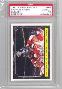 Puntuación Canadian Spokane Chiefs 1991 (#360) PSA10 PSA - Imagen 1 de 1