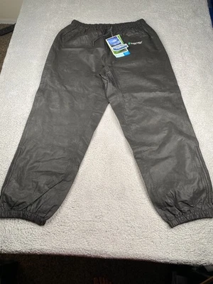 Frogg Toggs Pro Advantage Rain Pants Mens XL Black Stretch Waist NEW NWT - Image 1 of 4