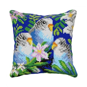 Orchidea Cross Stitch Kit Cushion Canaries - Picture 1 of 1