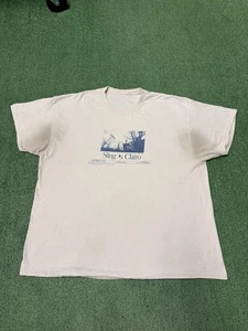 Clairo Sling European Tour T-Shirt Men’s Size 2XL White Music Band Merch MARKED - Picture 1 of 16