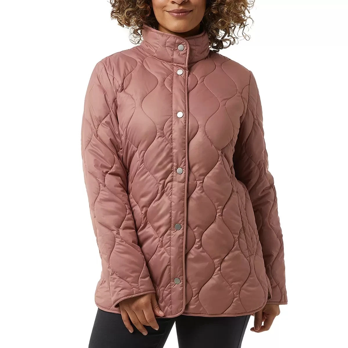32 Degrees Damen Steppjacke Mit Kapuze – Wintermantel Wasserabweisend