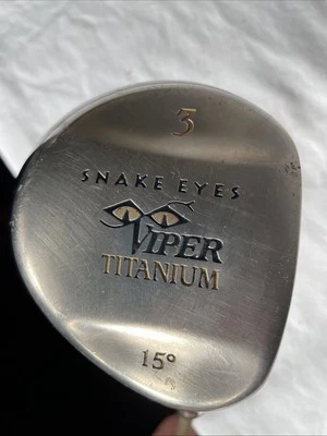 Snake Eyes Viper Titanium 3 Wood 15° Graphite Shaft Golf Club Right Handed - Image 1 of 4