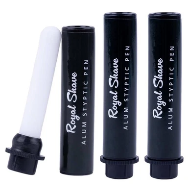 ROYAL SHAVE Alum Styptic Pen Stick For Post Shaving Irritation and Cuts (3 PACK) - Image 1 of 4