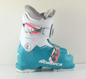 Nordica Speedmachine 2 Youth Kids Ski Boots (18 Mondo / 225 MM) - Foto 1 di 8