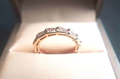 Anillo Diamante/Buigarl Serpenti/VÍBORA/oro 18K/ROSA #7 Foto 1 de 4