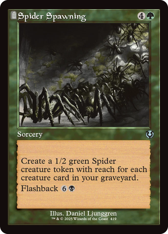 MTG Spider Spawning Old Frame English INR - Image 1 of 1
