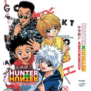 Hunter X Hunter 1999 Complete Anime Series 1-92 End + OVA +2 Movies DVD ENG SUB - Imagen 1 de 3