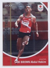SANI BROWN ABDUL HAKIM (ATHLET) - 2023 TEAM JAPAN Holo Card (white text)