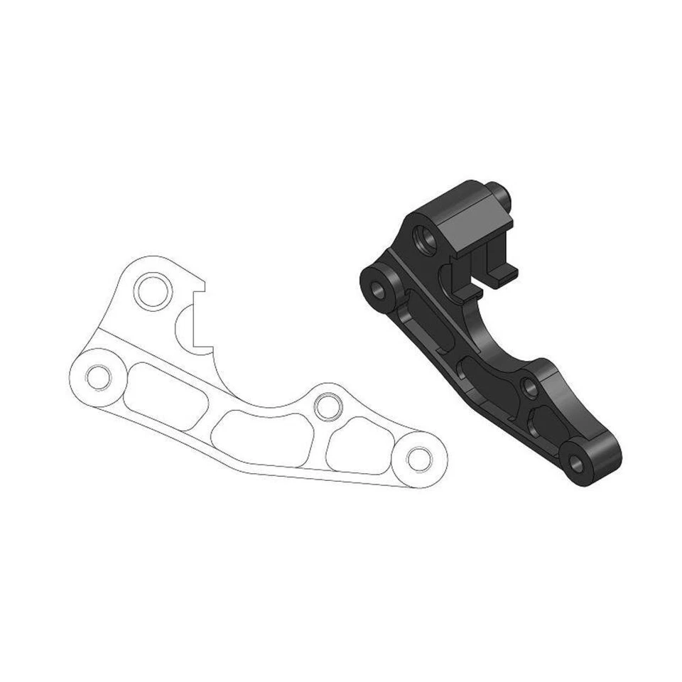 Adaptador de pinza delantera MotoMaster 270 para Yamaha WR250F 2005-2019 Foto 1 de 1