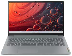 NEW Lenovo IdeaPad Slim 3 15.6" FHD Laptop i3-N305 8GB RAM 256GB SSD Win11- Gray - Picture 1 of 7