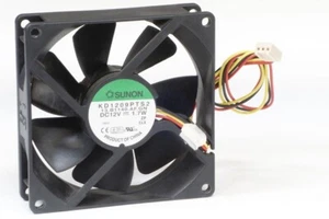 SUNON KD1209PTS2 92x92x25mm Gehäuselüfter Cooling Fan 3-Pin DC-12V 1.7W 2400 RPM - Bild 1 von 1