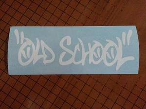Old School 12"  Funny Car/SUV/Truck/Boat Window Vinyl Decal Sticker JDM  - Picture 1 of 1