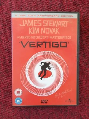 VERTIGO - 2 DISC 50TH ANNIVERSARY EDITION (DVD) JAMES STEWART 1958 REGION 2, 4 - Image 1 of 3