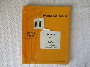 IH International Farmall 656 tractor parts catalog manual book TC-124