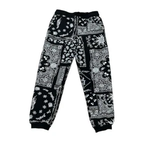 Forever 21 Girls Hot Wheels Black Bandana Los Angeles Sweatpants 11/12 - Picture 1 of 3