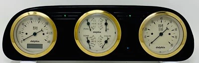 Ford Falcon 1960 1961 1962 1963 calibre 3 estilo cuádruple tablero inserto Foto 1 de 4