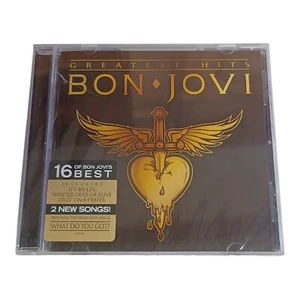 Bon Jovi Greatest Hits CD New Sealed Case Damage Hard Rock Arena Rock - Picture 1 of 3
