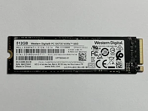 WD PC SN730 SDBPNTY-512G-1016 512GB SSD M.2 2280 NVMe PCIe 3.0 x4 For HP Laptop - Picture 1 of 7