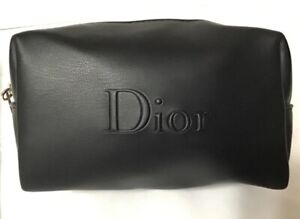 Dior Beauty Cosmetic Makeup Bag Pouch Case Clutch Black~New