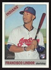2015 TOPPS HERITAGE FRANCISCO LINDOR 717a MINT RC SP BASEBALL CLEVELAND INDIANS