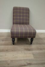 Romo purple/lime wool fabric low occasional chair