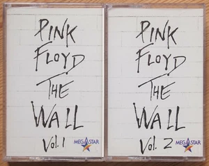 PINK FLOYD - THE WALL 1 & 2 (MEGASTAR 151381) 1990s SAUDI ARABIA 2x CASSETTE SET - Picture 1 of 4
