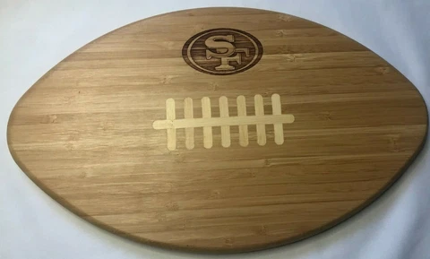 Legacy San Francisco Football Cutting & Cheese Board Platter kitchen Wood Cover