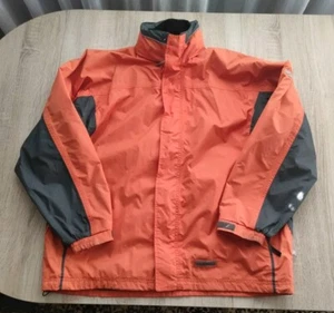 Regenjacke Gr. L, K Way, Kapuze ,orange, wasserdicht, atmungsaktiv - Bild 1 von 24