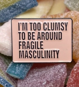 Lustige feministische Emaille Pins Abzeichen Muttertag - Bild 1 von 32