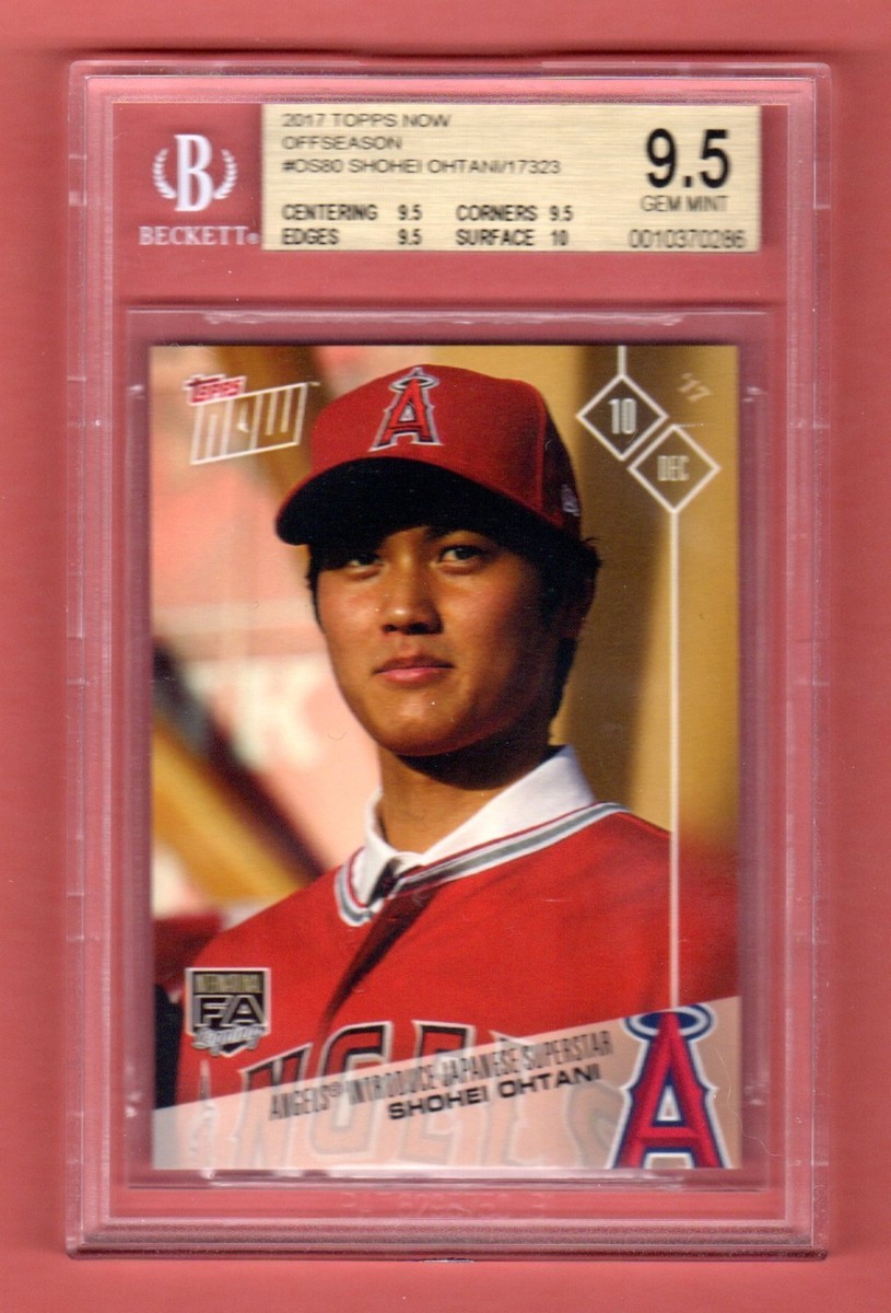 TOPPS NOW Shohei Ohtani #OS-80 入団会見 PSA9 Shohei Ohtani 9/19/2024 Topps Now 1st 50/50 Player in MLB