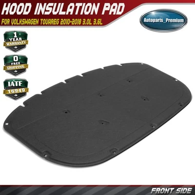 Engine Hood Insulation Pad Bonnet Mat for Volkswagen Touareg 2010-2018 3.0L 3.6L - Image 1 of 4
