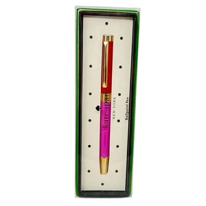 Kate Spade New York rot und rosa Colorblock Kugelschreiber Journaling Notizen - Bild 1 von 8