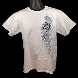 Hawaiian Performance Surf Wear weißes doppelseitiges Rundhalsausschnitt T-Shirt Herren Medium - Bild 1 von 8