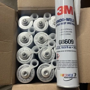 3M Windo-Weld 08609 High Strength Auto Glass Bonding Sealant, 10.5 fl oz Case 12 - Picture 1 of 7