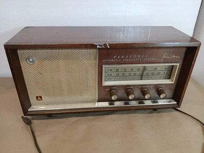  MCM Tubo FM AM Radio Panasonic 782 Mediados de Siglo Moderno FUNCIONANDO De Colección 1962 Foto 1 de 4