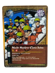 Shadow Clone Jutsu - J-485 - Uncommon - Unlimited Edition - Foil - Picture 1 of 2