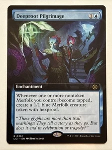 Magic The Gathering Las Cavernas Perdidas de Ixalan Deeproot Pilgrimage Arte Extendido 0361 Casi Nuevo Raro - Imagen 1 de 2