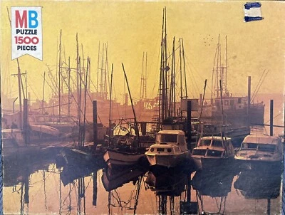 Milton Bradley Super Challenge 1500pc jigsaw puzzle 4770-4 Newport OR SEALED - Image 1 of 4