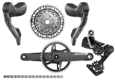 SRAM FORCE AXS E1 XPLR, 1x13 Gruppe Disc Flatmount, NEU - Bild 1 von 4