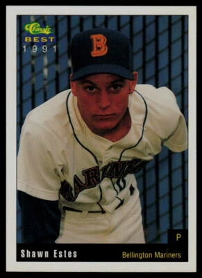 1991 Classic Best Shawn Estes Bellingham Mariners - Image 1 of 2