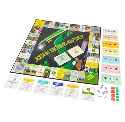 John Deere-Opoly Board Game, Suitable for Children 8 Years+ (47285) - Image 1 of 2