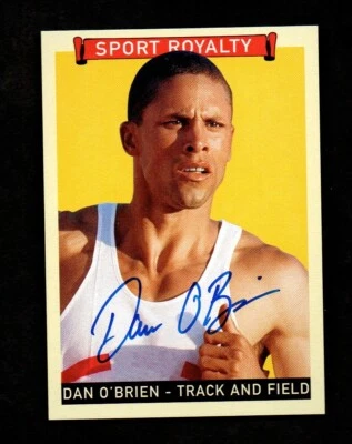 2008 Goudey Sport Royalty DAN O'BRIEN Decathlon Olympic USA Autograph - Image 1 of 2