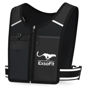 Running Vest with waterproof Phone Holder | Reflective | 6 Pockets - Picture 1 of 7