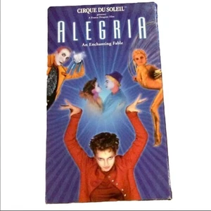 vintage CirQue DU Soleil ALEGRIA An Enchanting Fable VHS Tape 1998 / 1999 - Picture 1 of 6