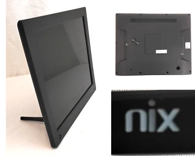 Nix Digital Picture Frame X15C 15" Display Motion Sensor 4GB Cord Remote #W3982 - Image 1 of 4