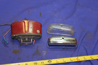 MG Midget AH Sprite License Light Assembly and Plinth - Image 1 of 4